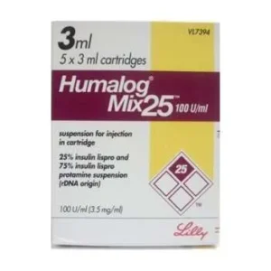 Humalog Mix 25 Cartridge 100 Units / mL Humalog Mix 50 Cartridges