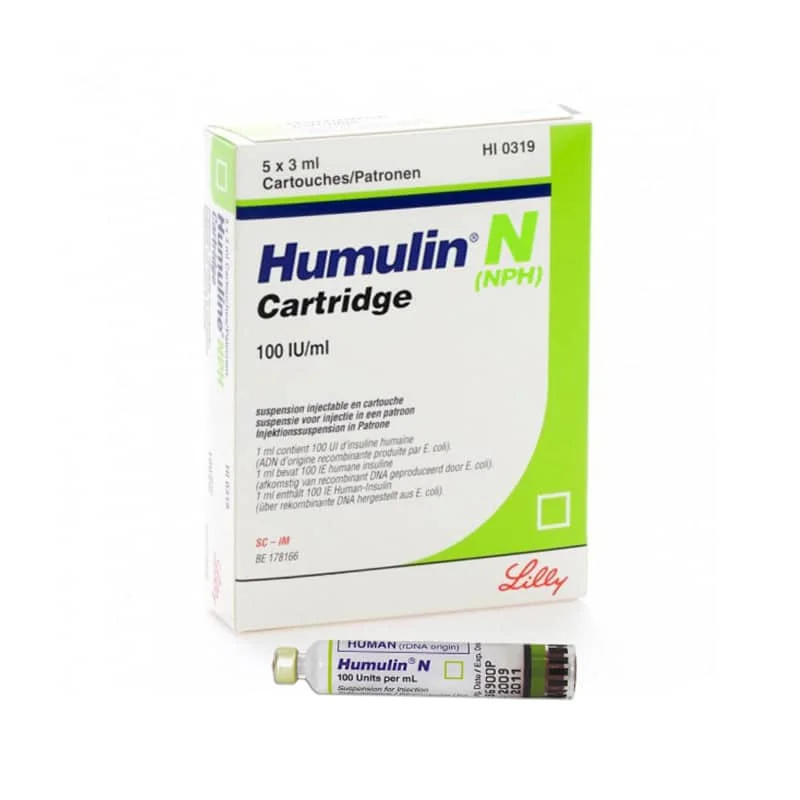 Humulin N Cartridge 100u/mL Suspension Buy Humulin N Cartridges from Canada